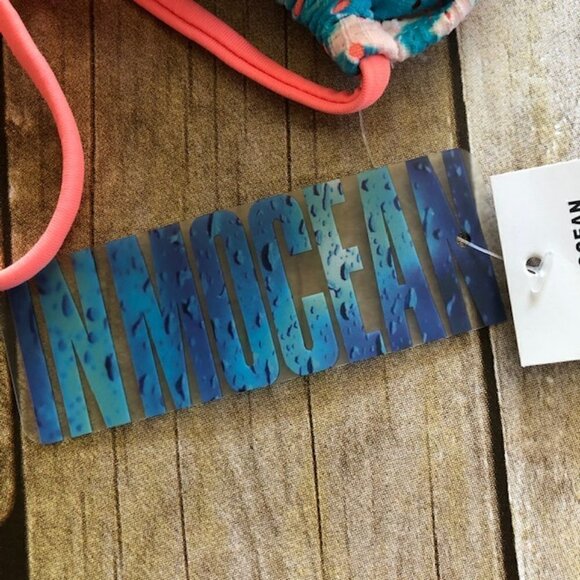 NWT InMocean Electric Tie Dye Triangle Bikini Small - Picture 7 of 7